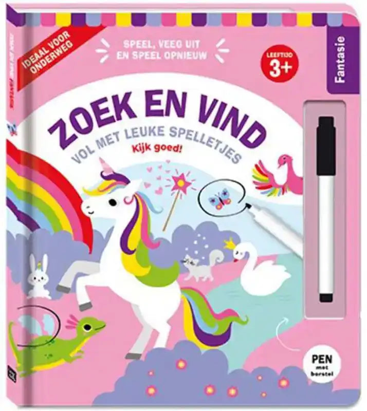 InterStat boek - Zoek en vind - Fantasie