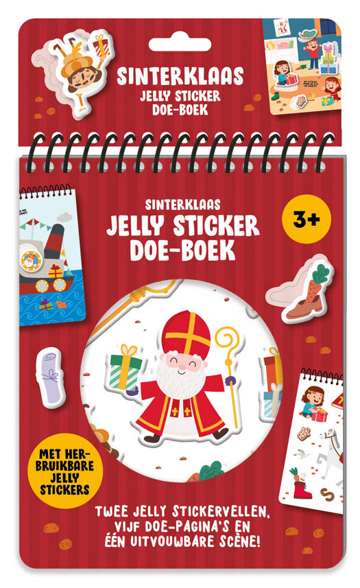 Image Books - Jelly sticker doe-boeken - Sinterklaas