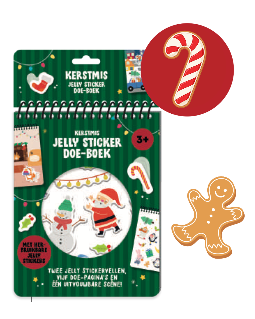 Image Books - Jelly sticker doe-boeken - Kerstmis