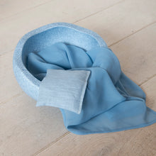 Afbeelding in Gallery-weergave laden, ALittle Botanic Label - Playcycle speeldoek klein - 30cm - pastel blauw
