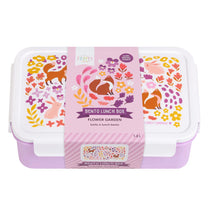 Afbeelding in Gallery-weergave laden, A Little Lovely Company Bento lunch box - Bloementuin

