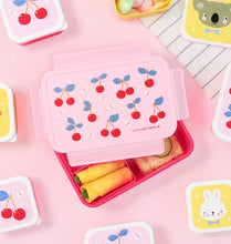 Afbeelding in Gallery-weergave laden, A Little Lovely Company Bento lunch box - Kersen
