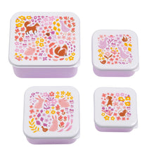 Afbeelding in Gallery-weergave laden, A Little Lovely Company Lunch &amp; snack box set - Bloementuin
