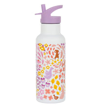 Afbeelding in Gallery-weergave laden, A Little Lovely Company XL RVS drinkfles 500 ml - Bloementuin
