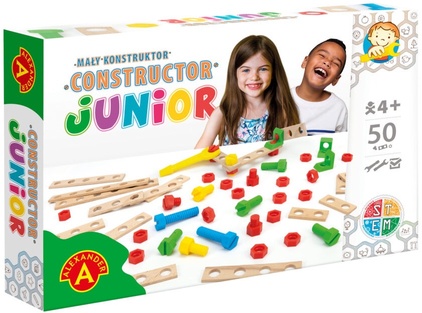 Alexander Toys Constructor Junior – DIY constructie set - 50 stukjes