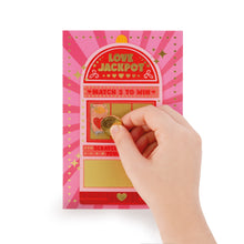 Afbeelding in Gallery-weergave laden, Legami Valentijn - Scratch off to reveal card - wenskaart Love Jackpot

