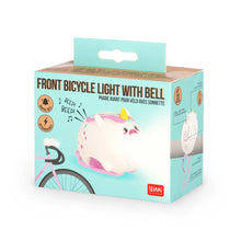 Afbeelding in Gallery-weergave laden, Marie Nobels ❤️ Legami Fietsvoorlicht met bel - Unicorn / eenhoorn
