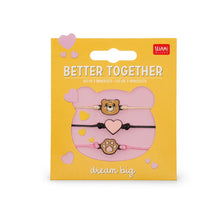 Afbeelding in Gallery-weergave laden, Legami Better together - Set of 3 Bracelets - Teddy Bear

