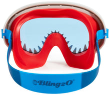 Afbeelding in Gallery-weergave laden, Bling2O - zwemmasker SHARK ATTACK - Chewy Blue
