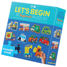 Afbeelding in Gallery-weergave laden, Crocodile Creek - Let's begin puzzel 2 stukjes - Voertuigen
