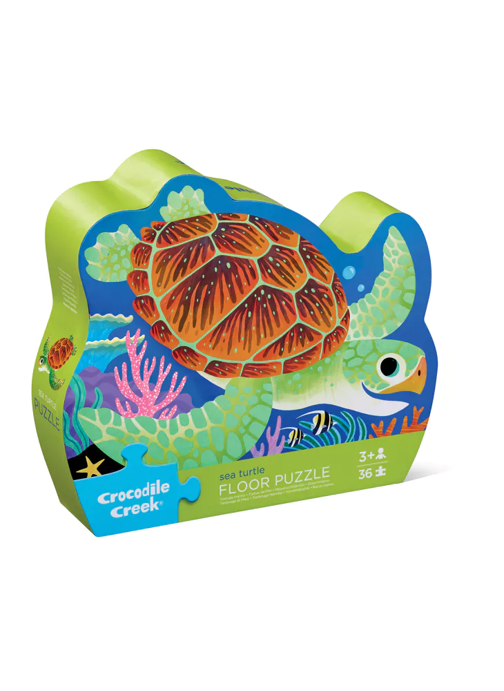 Crocodile Creek Maxi puzzel Schildpad - 36 stukjes