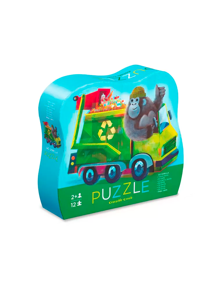 Crocodile Creek vormenpuzzel 12 stukjes - Go Gorilla