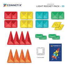 Afbeelding in Gallery-weergave laden, CONNETIX Magnetic Tiles Light Up Rocket Pack, 30 Pieces
