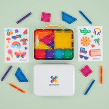 Afbeelding in Gallery-weergave laden, CONNETIX Magnetic Tiles Travel Mini Pack, 32 Pieces
