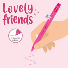 Afbeelding in Gallery-weergave laden, Legami Gel Pen with "Believe in Magic" Unicorn Animal Decoration - Lovely Friends
