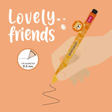 Afbeelding in Gallery-weergave laden, Legami Gel Pen with "The King" Lion Animal Decoration - Lovely Friends
