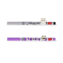 Afbeelding in Gallery-weergave laden, Legami Halloween - Set of 2 Gel Pens with Decorative Animal Charm - Lovely Friends - Spooky Party
