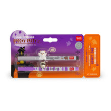 Afbeelding in Gallery-weergave laden, Legami Halloween - Set of 2 Gel Pens with Decorative Animal Charm - Lovely Friends - Spooky Party
