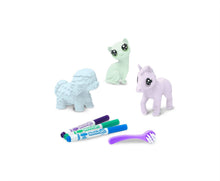 Afbeelding in Gallery-weergave laden, Crayola Washimals Scribble Scrubbie - pastel huisdieren set 3 stuks
