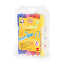 Afbeelding in Gallery-weergave laden, Legami Teddy Friends - set van 12 twist up waskrijtjes
