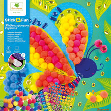 Afbeelding in Gallery-weergave laden, Sycomore Stick &amp; Fun pompon kunst Vlinders - CRE7017
