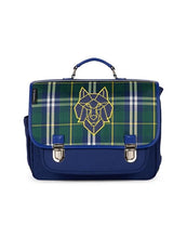 Afbeelding in Gallery-weergave laden, Caramel &amp; Cie - Medium boekentas Wolf Clan Tartan - MSA11-0437
