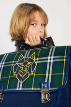 Afbeelding in Gallery-weergave laden, Caramel &amp; Cie - Medium boekentas Wolf Clan Tartan - MSA11-0437
