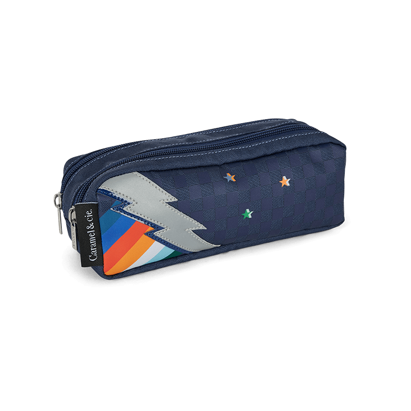 Caramel et Cie dubbele pennenzak Chromatic Lightning - TRD10_5904