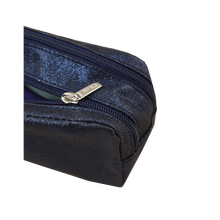 Afbeelding in Gallery-weergave laden, Caramel et Cie dubbele pennenzak glitter Marineblauw - TRD08_0924

