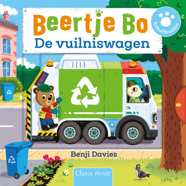 Clavis schuifboekje - Beertje Bo, De vuilniswagen - Benji Davies
