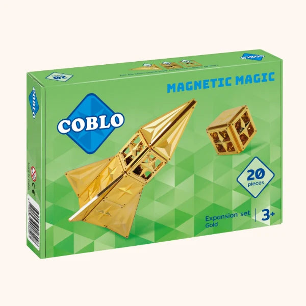 Coblo magnetische tegels 20 stuks - Goud