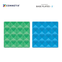 Afbeelding in Gallery-weergave laden, Connetix - Rainbow Blue &amp; Green Base Plate 2 stuks
