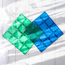 Afbeelding in Gallery-weergave laden, Connetix - Rainbow Blue &amp; Green Base Plate 2 stuks
