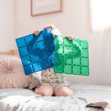 Afbeelding in Gallery-weergave laden, Connetix - Rainbow Blue &amp; Green Base Plate 2 stuks
