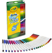 Afbeelding in Gallery-weergave laden, Crayola Supertips wasbare viltstifen - set 24 stuks
