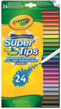 Afbeelding in Gallery-weergave laden, Crayola Supertips wasbare viltstifen - set 24 stuks
