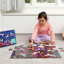 Afbeelding in Gallery-weergave laden, Crocodile Creek Holographic Foil puzzel 5+ 100 stukjes - Eenhoorn melkweg
