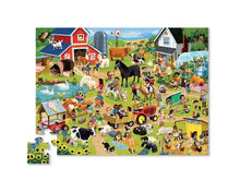 Afbeelding in Gallery-weergave laden, Crocodile Creek puzzel 48 stukjes - Day at the Farm
