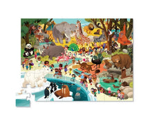 Afbeelding in Gallery-weergave laden, Crocodile Creek puzzel 48 stukjes - Day at the Zoo
