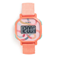 Djeco digitaal horloge Ticlock - Pastel Volute - DD00453