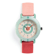 Djeco kwartshorloge Ticlock - Pink target - DD00474