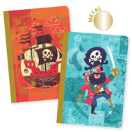 Djeco set 2 notitieboekjes / schrifjes A6 Steve - DD03520