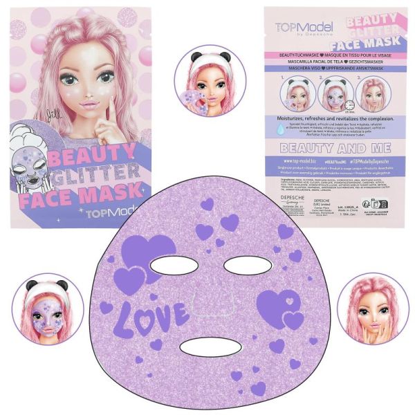 Depesche Topmodel Beauty - Gezichtsmasker glitter - 12825 / JILL