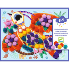 Afbeelding in Gallery-weergave laden, Djeco knutselset PomPom Collage - Atelier PomPons - DJ00070
