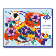 Afbeelding in Gallery-weergave laden, Djeco knutselset PomPom Collage - Atelier PomPons - DJ00070
