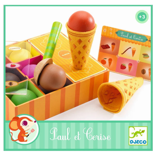 Djeco houten Paul en Cerise ijskraam - DJ06611