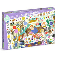 Djeco observatiepuzzel / zoekpuzzel Het verjaardagsfeest 54 stukjes - DJ07566
