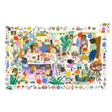 Afbeelding in Gallery-weergave laden, Djeco observatiepuzzel / zoekpuzzel Het verjaardagsfeest 54 stukjes - DJ07566
