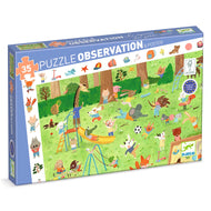 Djeco observatiepuzzel / zoekpuzzel De kleine vriendjestuin 35 stukjes - DJ07596