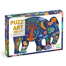 Afbeelding in Gallery-weergave laden, Djeco Puzz’Art puzzel olifant 150 stukjes - DJ07652
